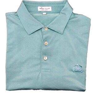 Peter Millar Polo Shirt Men's XL Summer Comfort Golf Performance Wicking UPF 50+